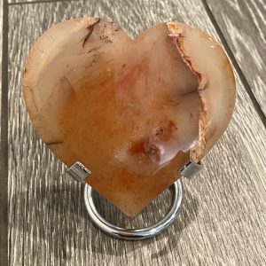 Carnelian Crystal Heart