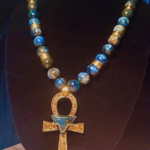 Kyanite Ankh Necklace