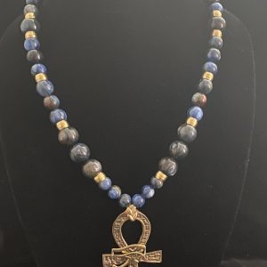Kyanite Ankh Necklace